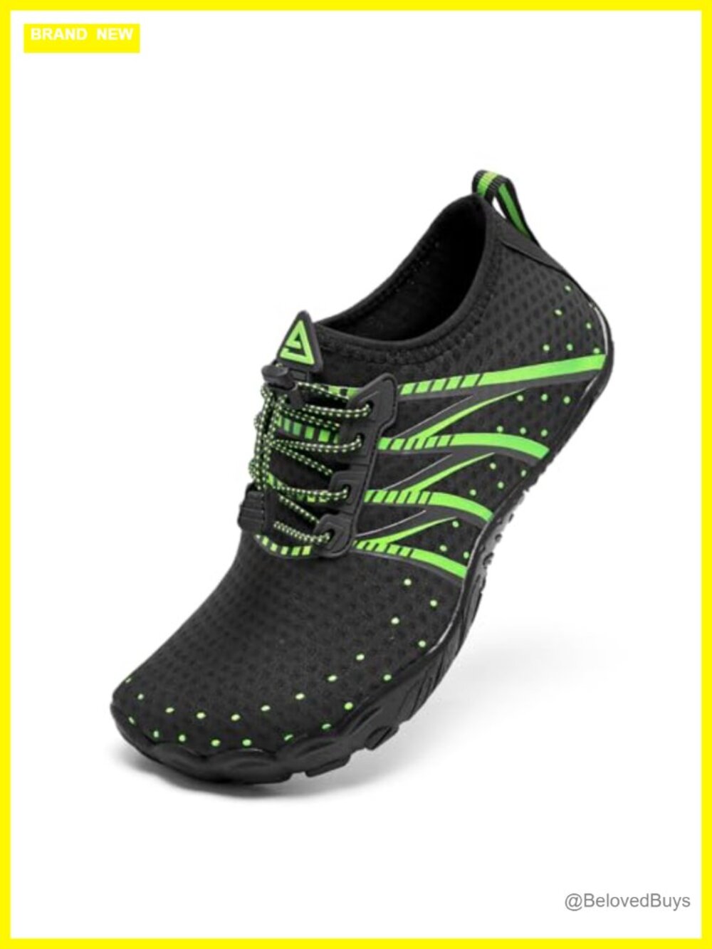 Water Shoes Quick-Dry Anti-Slip Five-Finger Lace-Up for Swimming Beach Pool